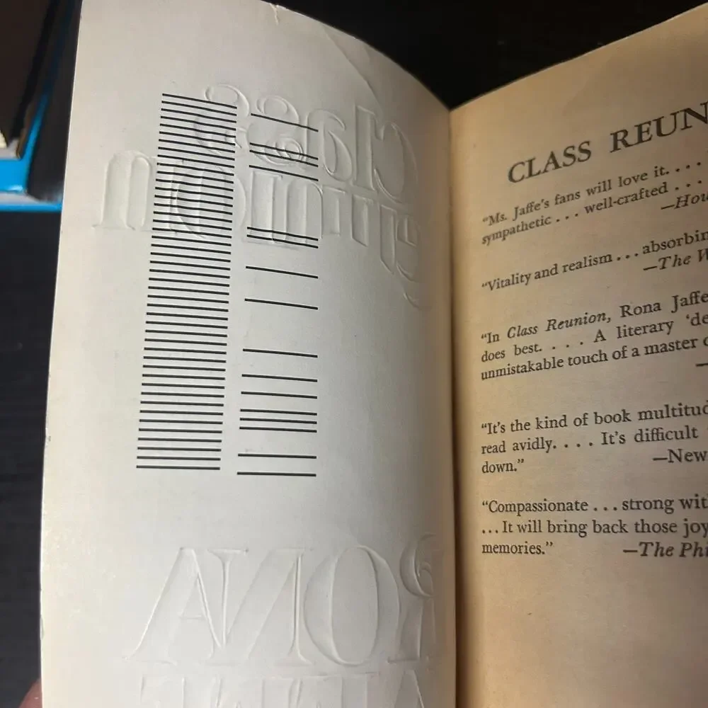 The Class Reunion - Mass Market Paperback By Jaffe, Rona - GOOD